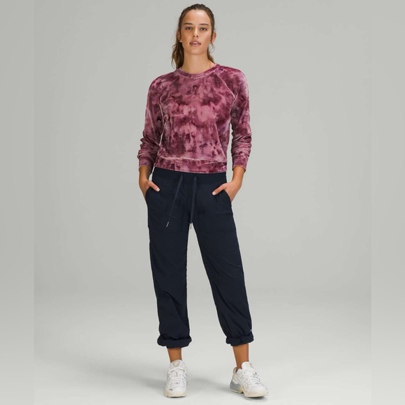 SOLD Lululemon Velour Warm Down Crew in Interstellar Cassis Multi Size 6 / 8 - Picture 4 of 7